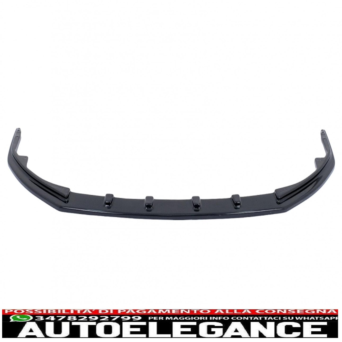 Front Bumper Lip Extension Spoiler Fit For Peugeot 308 MK3 (2021-up) Piano Black 