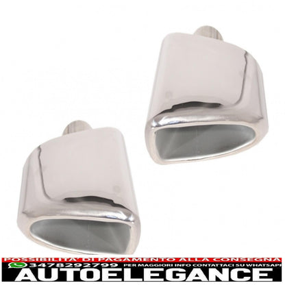 exhaust muffler tips suitable for porsche cayenne 955 (2002-2010) 