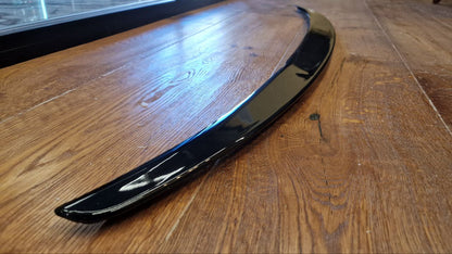 SPOILER BAGAGLIAIO ADATTO PER AUDI A4 B9 BERLINA 2016+ LOOK NERO DESIGN SPORTIVO