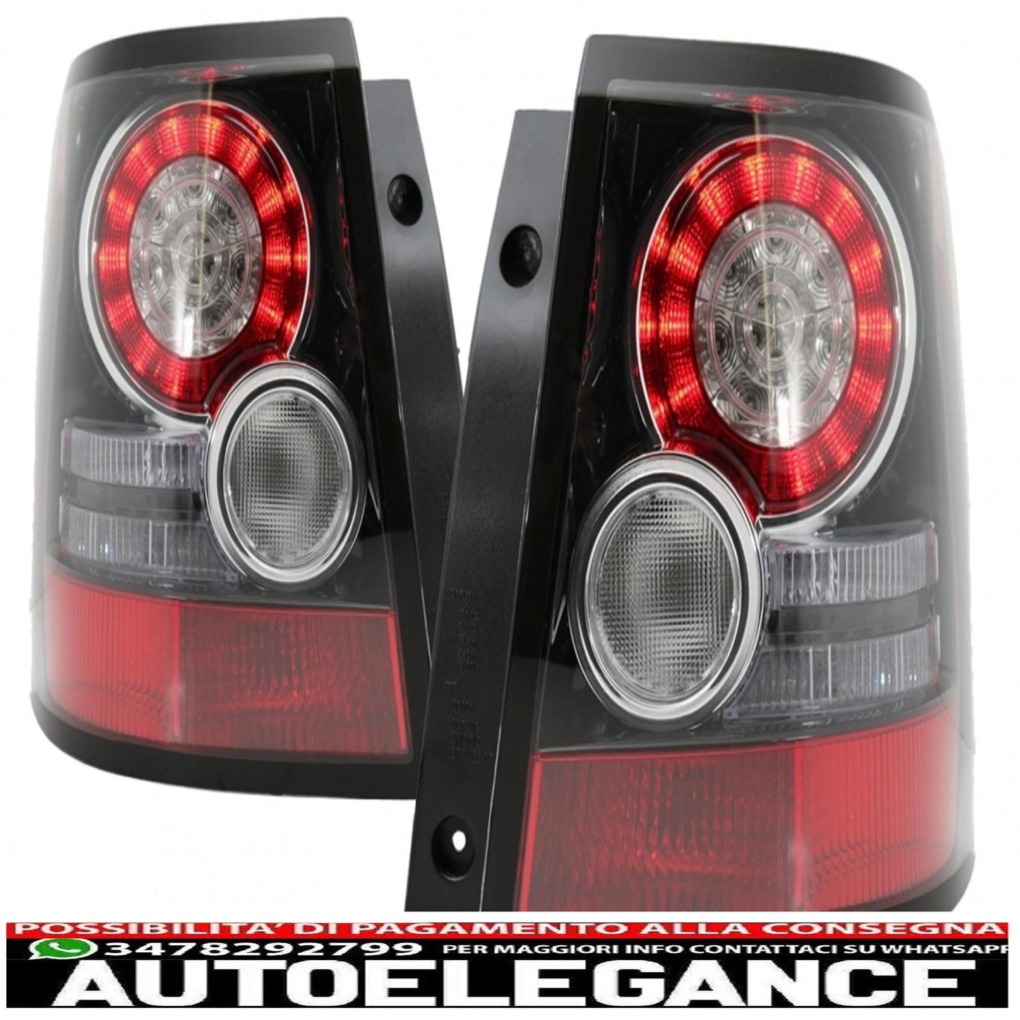 led rear lights suitable for range rover sport l320 (2005-2013) restyling autobiography design