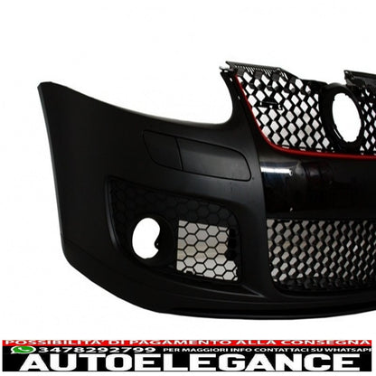 paraurti anteriore con minigonne laterali adatto per vw golf mk5 v 5 (2003-2007) design gti