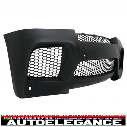 Full body kit with front fenders with dual exhaust tips in matt carbon fiber suitable for bmw x5 e70 (2007-2013) x5mm m design