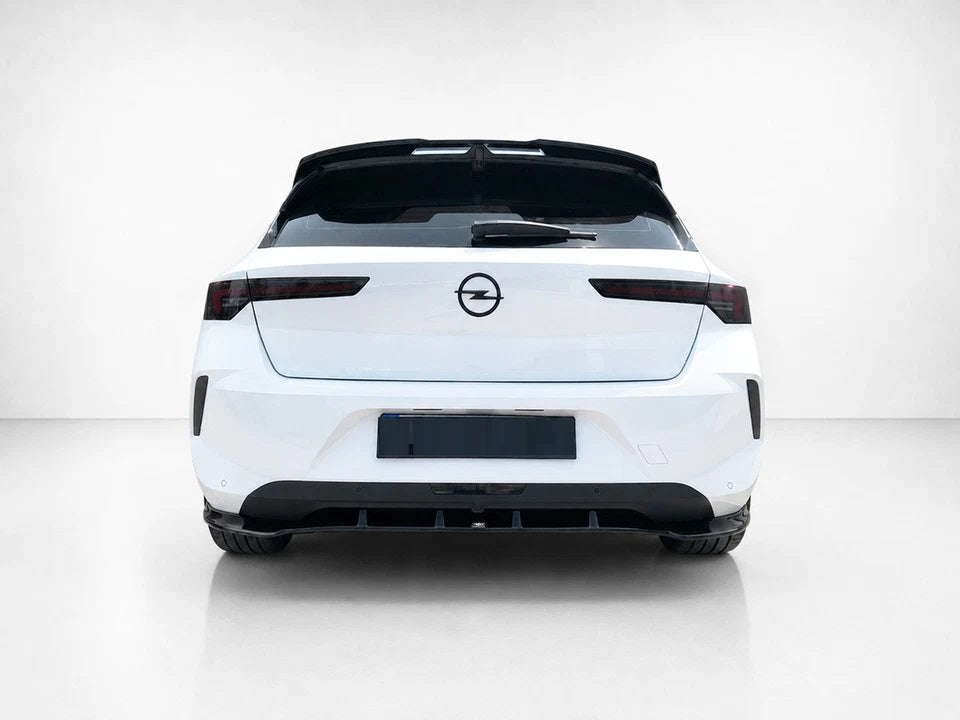 👉Splitter posteriore Vauxhall/Opel Astra L Hatchback 21- in ABS nero lucido👈