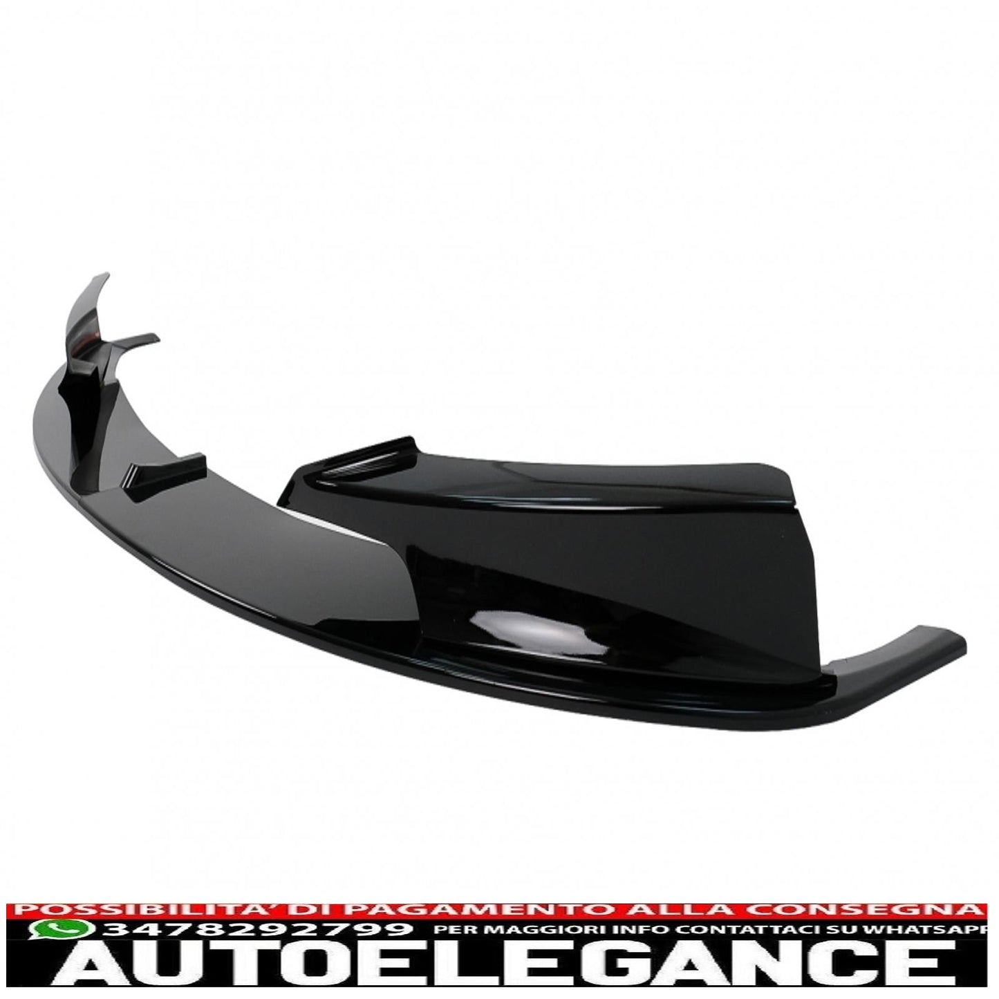 Front Bumper Spoiler Fit For BMW 3 Series F30 Sedan F31 Touring (2011-2019) Piano Black