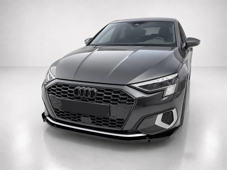 👉Splitter Anteriore per Audi A3 8Y 2020-2024 Nero Lucido👈