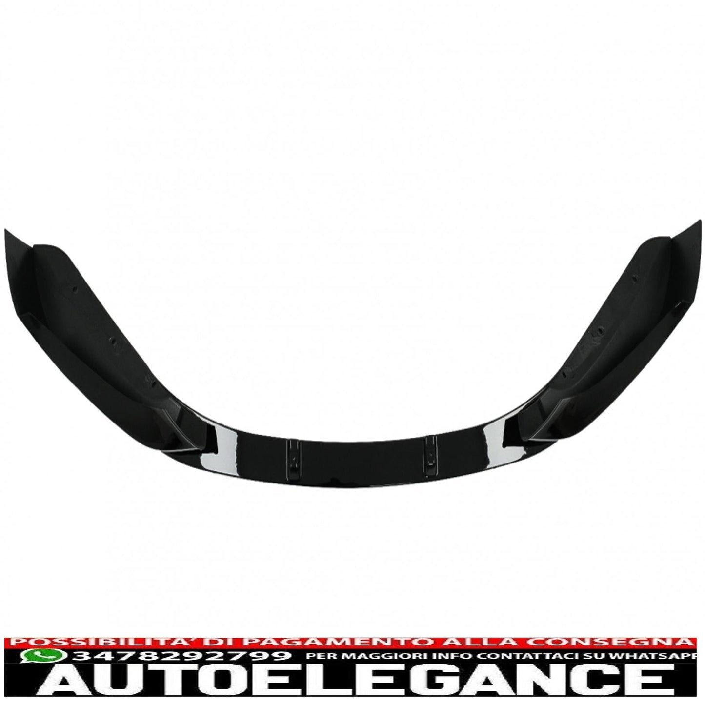 Front Bumper Spoiler Fit For BMW 1 Series F20 F21 LCI (2015-2019) Hatchback M Sport Piano Black 