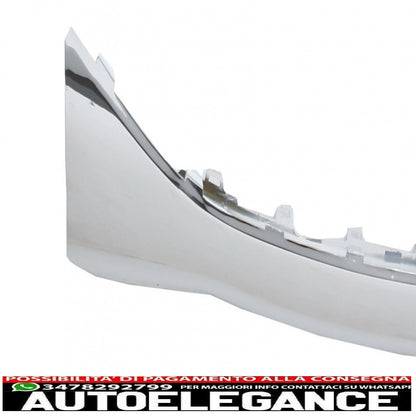 Chrome Front Bumper Spoiler Upper Plate Suitable For Mercedes Benz S Class W222 (2013-up) S65 Design