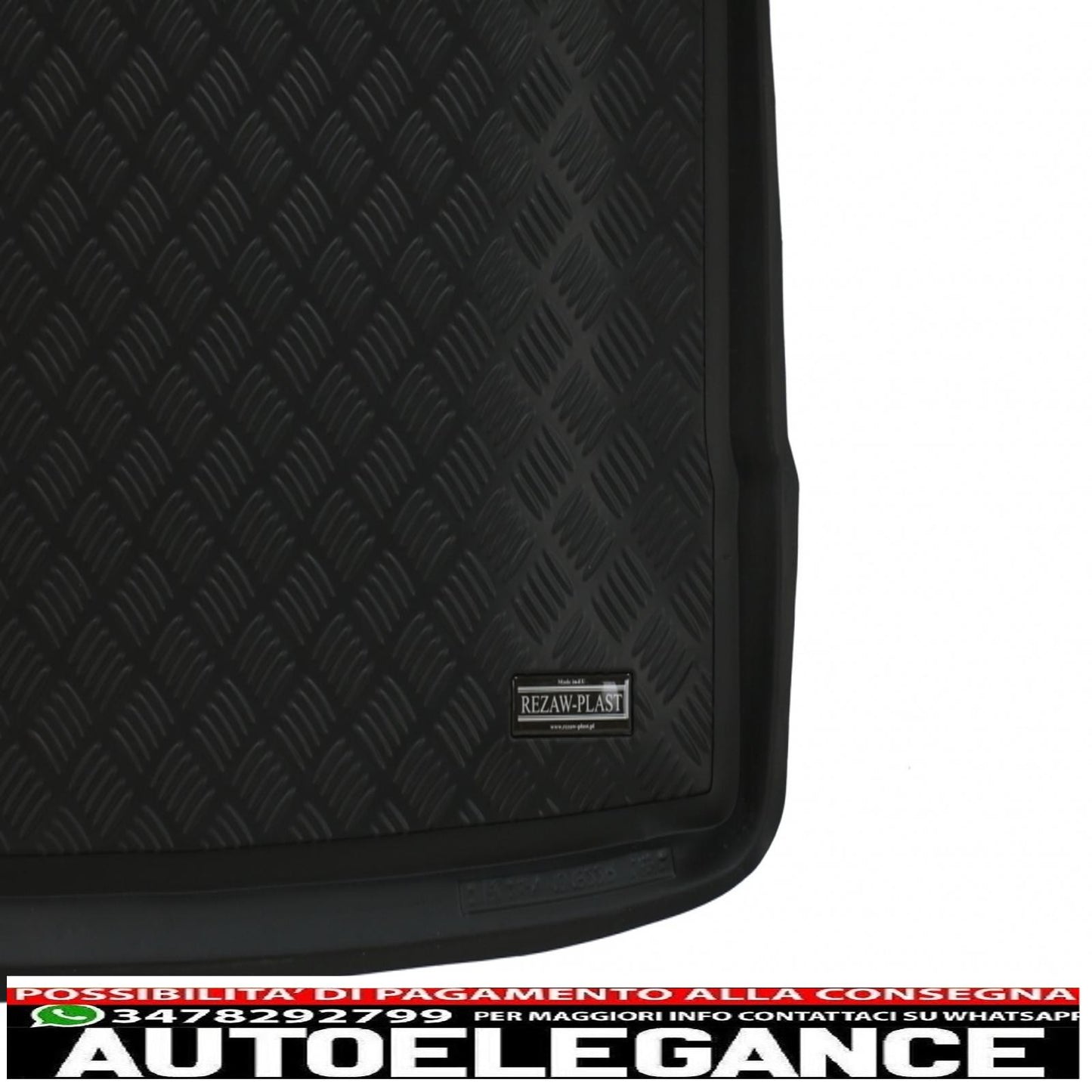 Black trunk mat suitable for vw golf 5 v (2003-2008) golf 6 vi hatchback (2008-2012)
