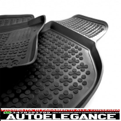 Black rubber mat suitable for bmw x1 e84 2009-2015
