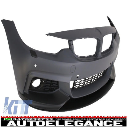 complete body kit suitable for bmw 4 series f36 gran coupe (2014-up) m-performance design with acs-look exhaust tips 