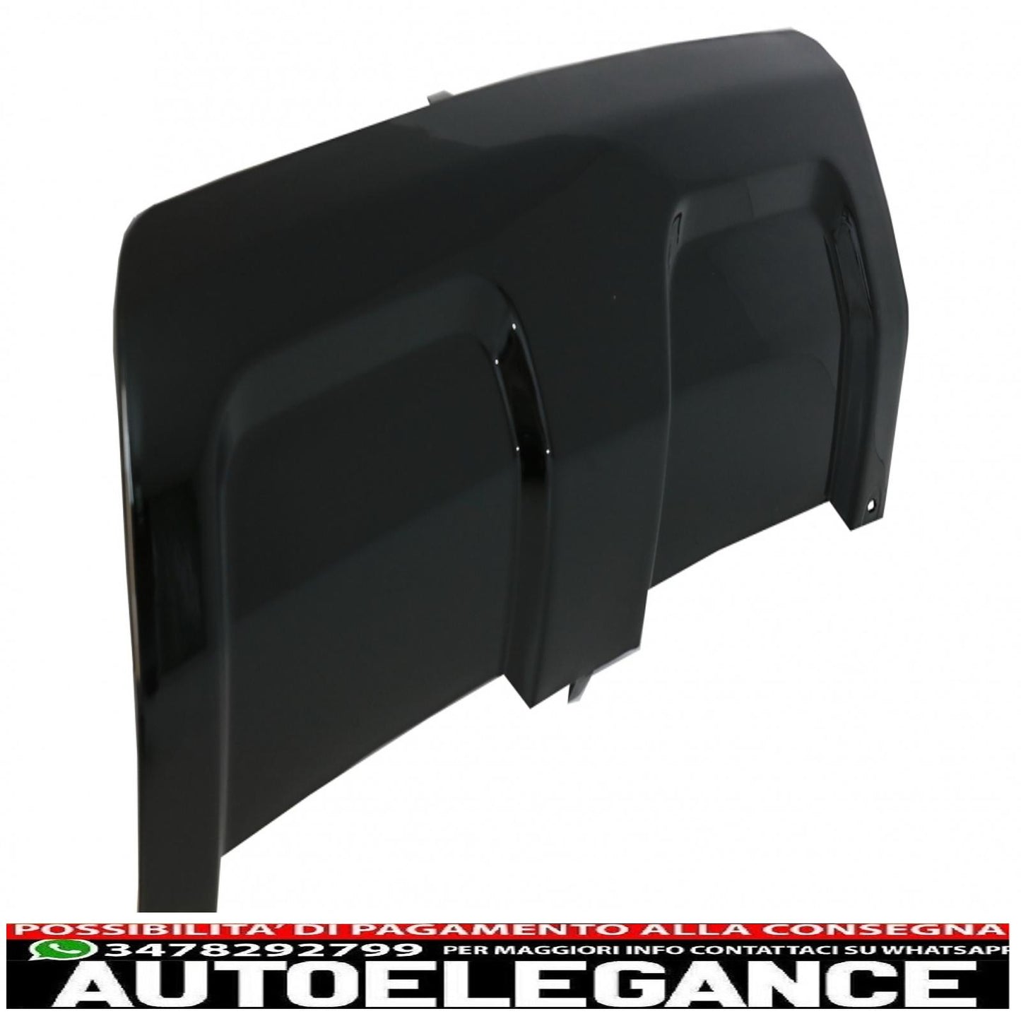 Rear Bumper Skid Plate Fit For Land Rover Range Rover Sport L494 (2013-2017) Piano Black 