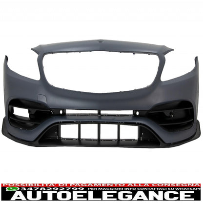 complete body kit with grille suitable for mercedes a-class w176 (2012-2018) restyling a45 design 