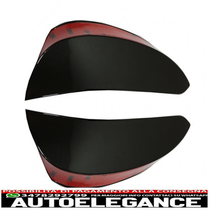 Alette paraurti anteriori alette laterali flic adatte per mercedes classe e w213 s213 c238 a238 e43 e53 design black edition AUTOELEGANCERICAMBI