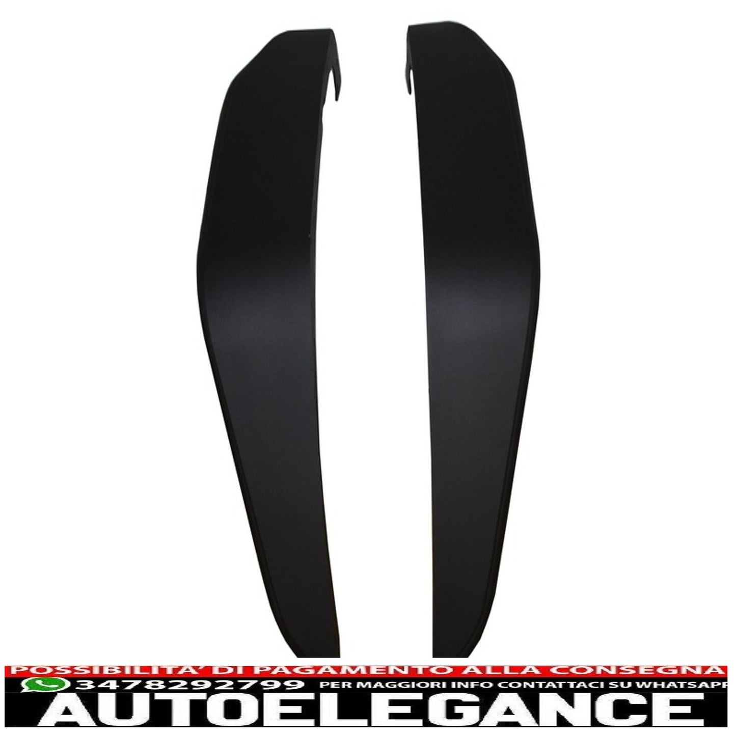 parafanghi anteriori in acciaio piatto con tubo frantoio adatti per Jeep Wrangler Rubicon JK (2007-2017)