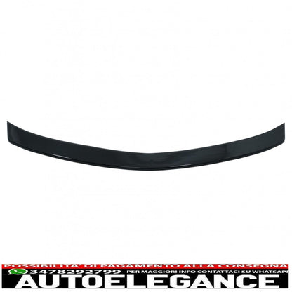 trunk spoiler suitable for mercedes c class w204 (2007-2014) piano black