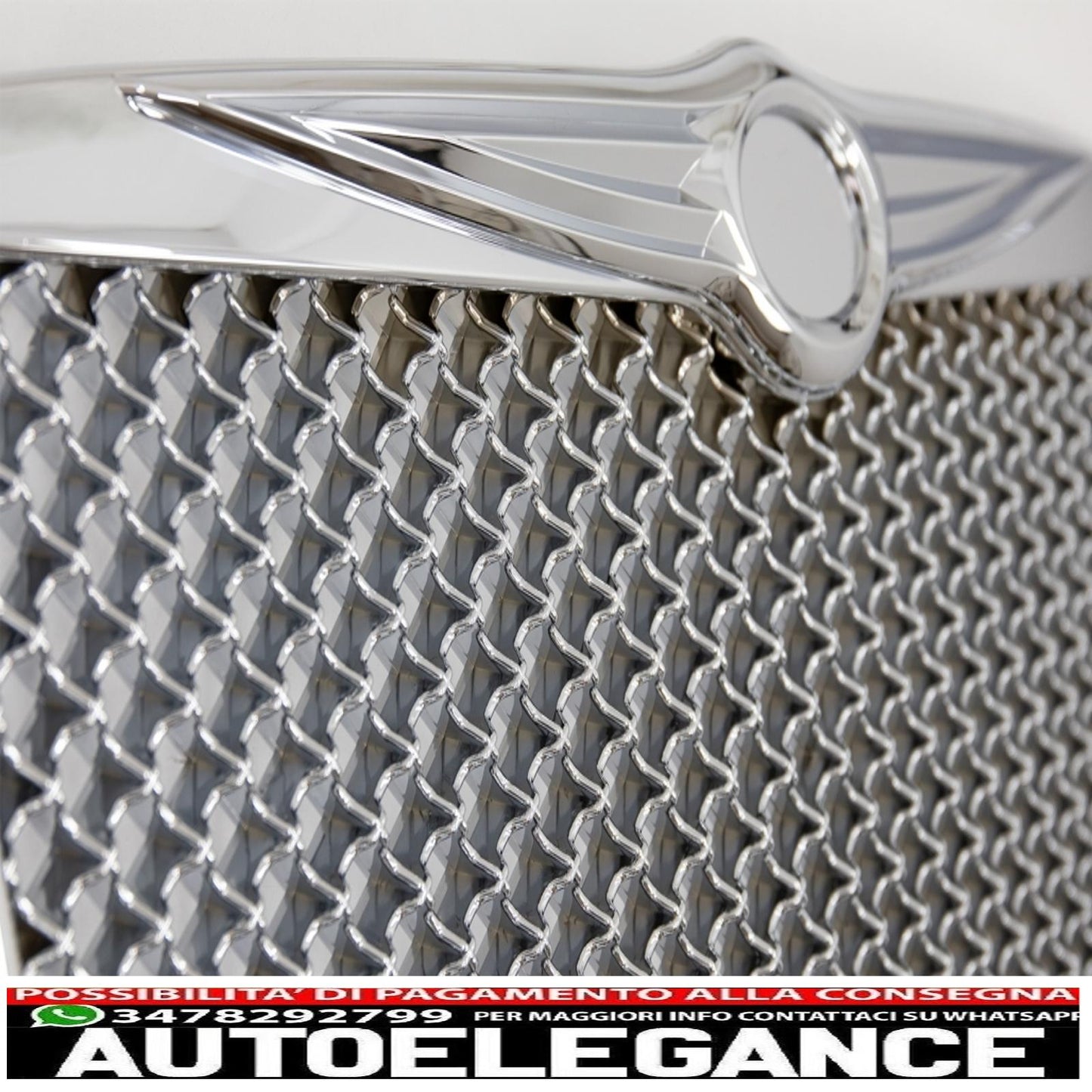 griglia anteriore adatta per chrysler 300c berlina avant (2004-2010) bentley look edizione cromata