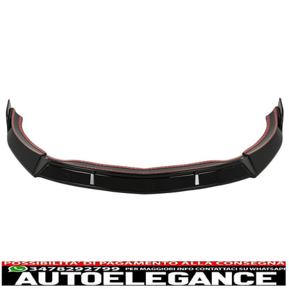Labbro spoiler anteriore per Mercedes CLA45 C117 X117 13-16 nero lucido-mostra il titolo originaleTesto originaleFrontspoilerlippe für Mercedes CLA45 C117 X117 13-16 Glänzend Schwarz