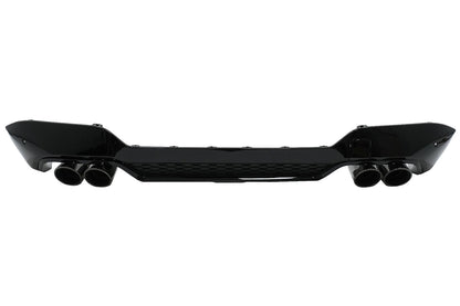 Paraurti diffusore doppi terminali di scarico per BMW X3 G01 LCI M-Sport 2021+ nero-mostra il titolo originaleTesto originaleStoßstange Diffusor Doppel Endrohre für BMW X3 G01 LCI M-Sport 2021+ Schwarz