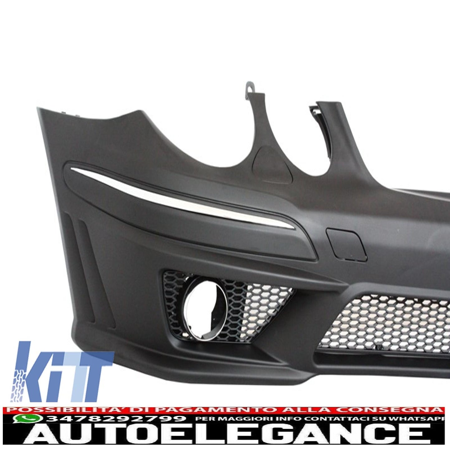 body kit + central grille suitable for mercedes-benz e-class w211 2002-2009 e63 a-design