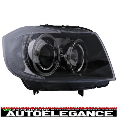 Xenon headlight angel eye right side suitable for bmw 3 series e90 sedan e91 touring (03.2005-2008) chrome 