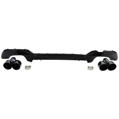 DIFFUSER WITH BLACK TERMINAL SUITABLE FOR BMW 3 SERIES G20 G21 318 320 330