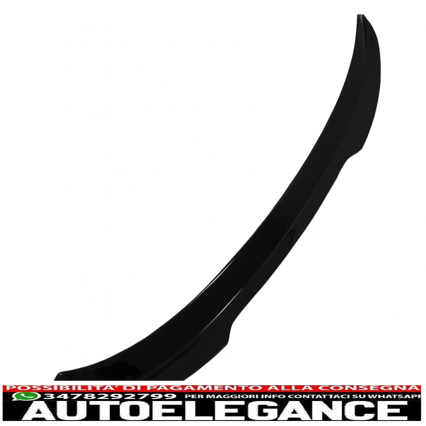 Trunk Spoiler Boot Lid Spoiler Fit For Ford Puma (2019-up) Piano Black 
