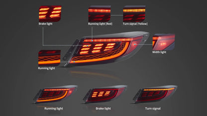 Fanali posteriori a LED completi per Toyota GR86 Subaru BRZ 2a generazione ZN8/ZD8 2021-2024