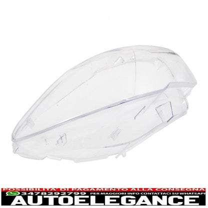 occhiali per fari adatti per bmw serie 5 f10 f11 f18 (2010-2017) ottica in vetro trasparente