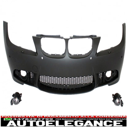 paraurti anteriore adatto per bmw serie 3 e90 e91 touring lci facelift (2008-2011) design m3 con pdc