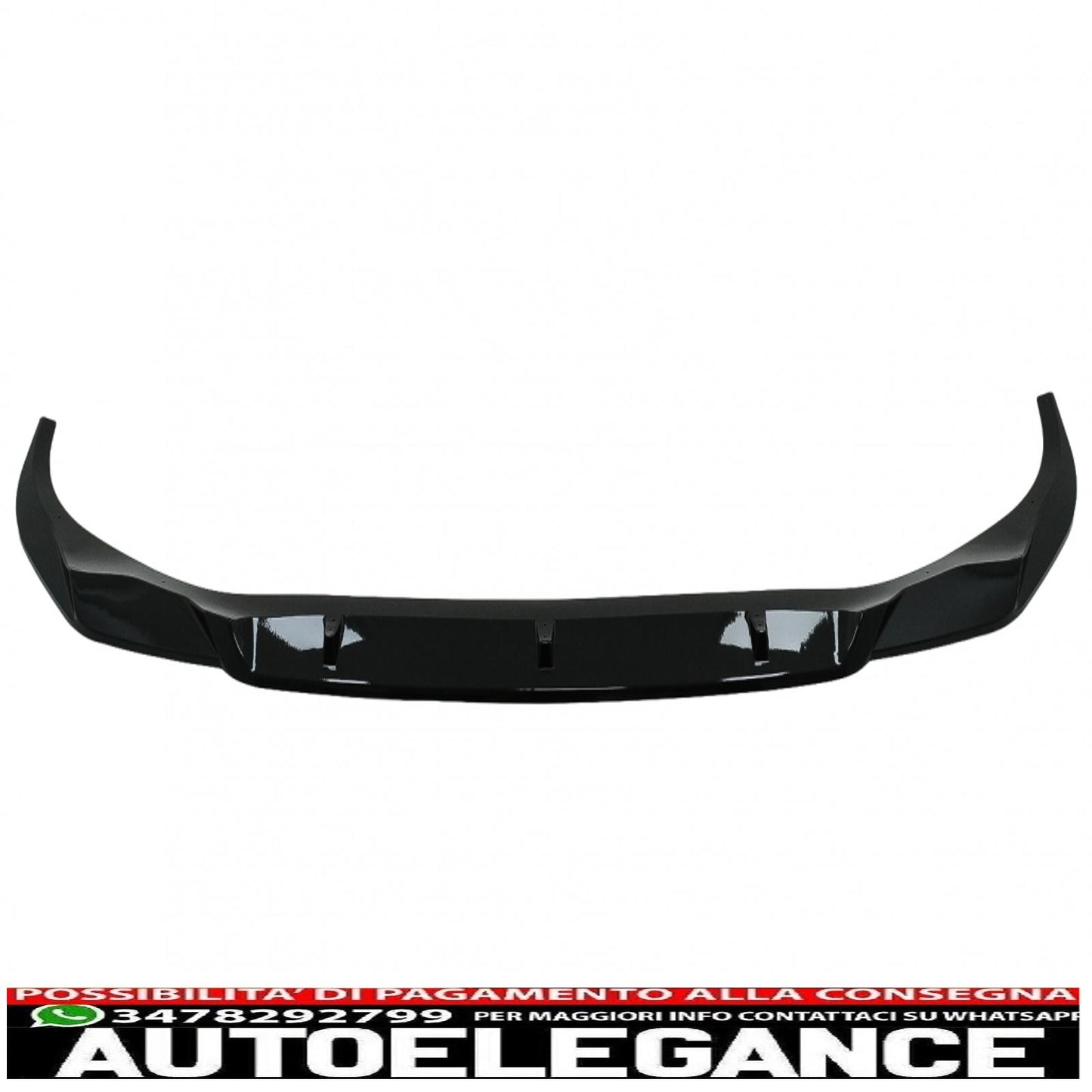 Front Bumper Spoiler Lip Suitable for BMW 7 Series G11 G12 LCI M Sport (02.2019-up) Piano Black 