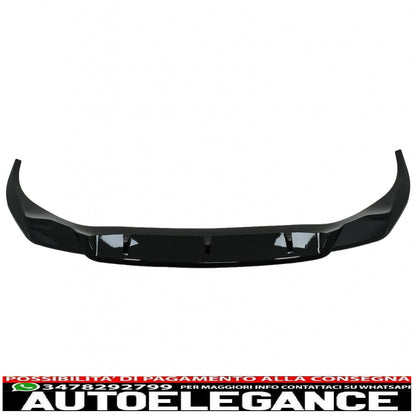 Front Bumper Spoiler Lip Suitable for BMW 7 Series G11 G12 LCI M Sport (02.2019-up) Piano Black 
