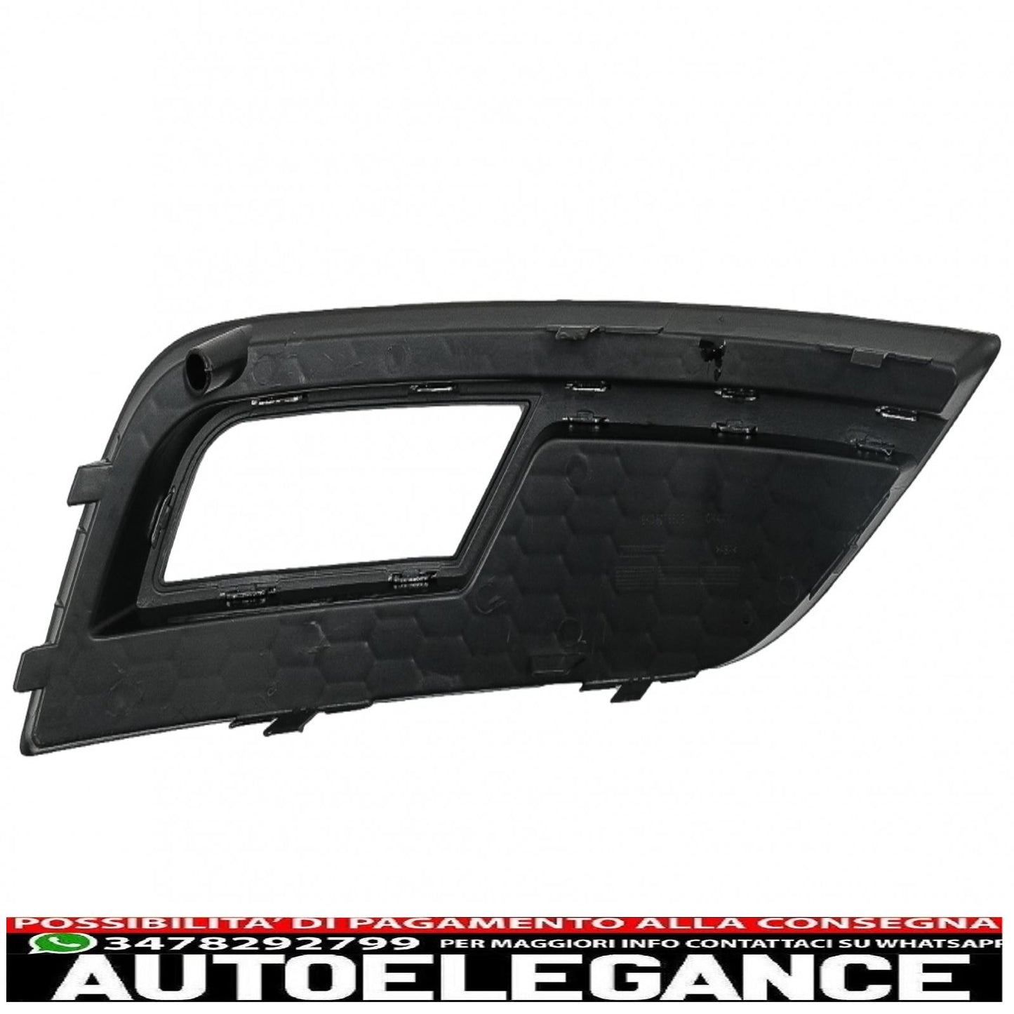 Copri fendinebbia adatti per audi a4 b8 facelift (2012-2015) rs4 design nero cromato AUTOELEGANCERICAMBI
