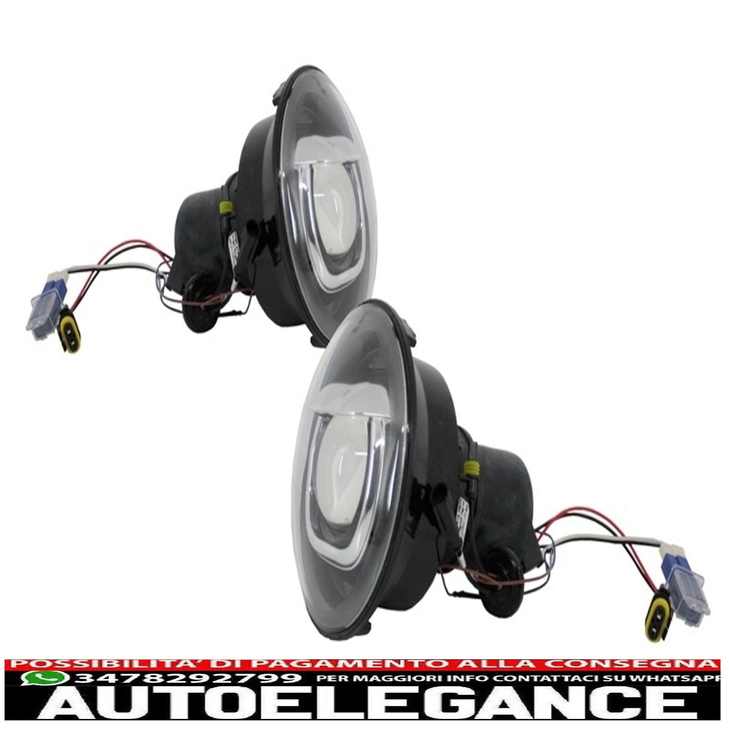 hid bi-xenon headlights suitable for jeep wrangler jk (2007-2017) 