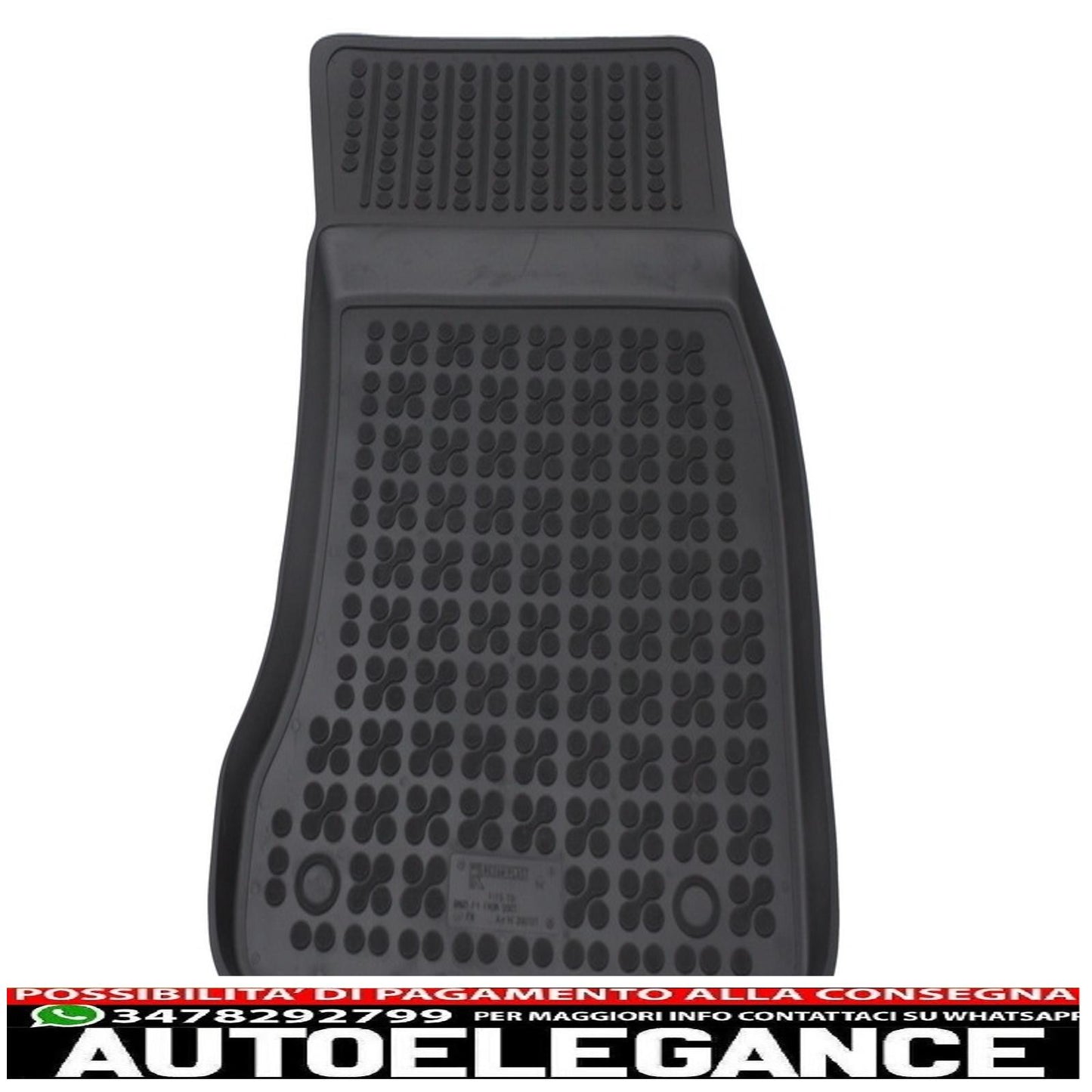 Black floor mat suitable for BMW 7 (F01) 2008-2015