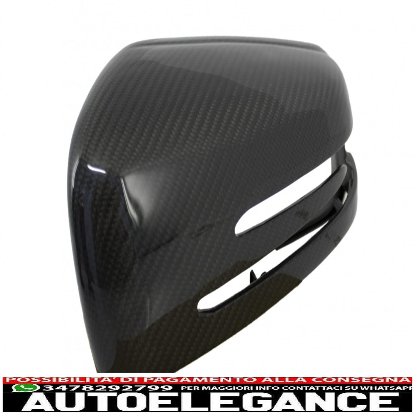 Copri specchietti adatti per mercedes w176 w246 w204 c204 s204 w117 c117 x117 w218 c218 facelift w212 s212 w207 a207 x156 x204 w221 vera fibra di carbonio AUTOELEGANCERICAMBI