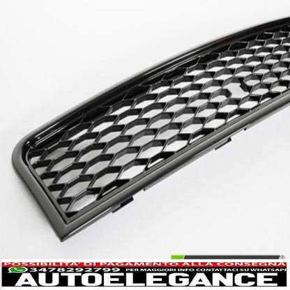 griglia sportiva nera lucida per audi a4 (b6) sport 10.00-10.04