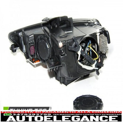 fari tubo luce drl nero adatto audi a3 8v 12-16