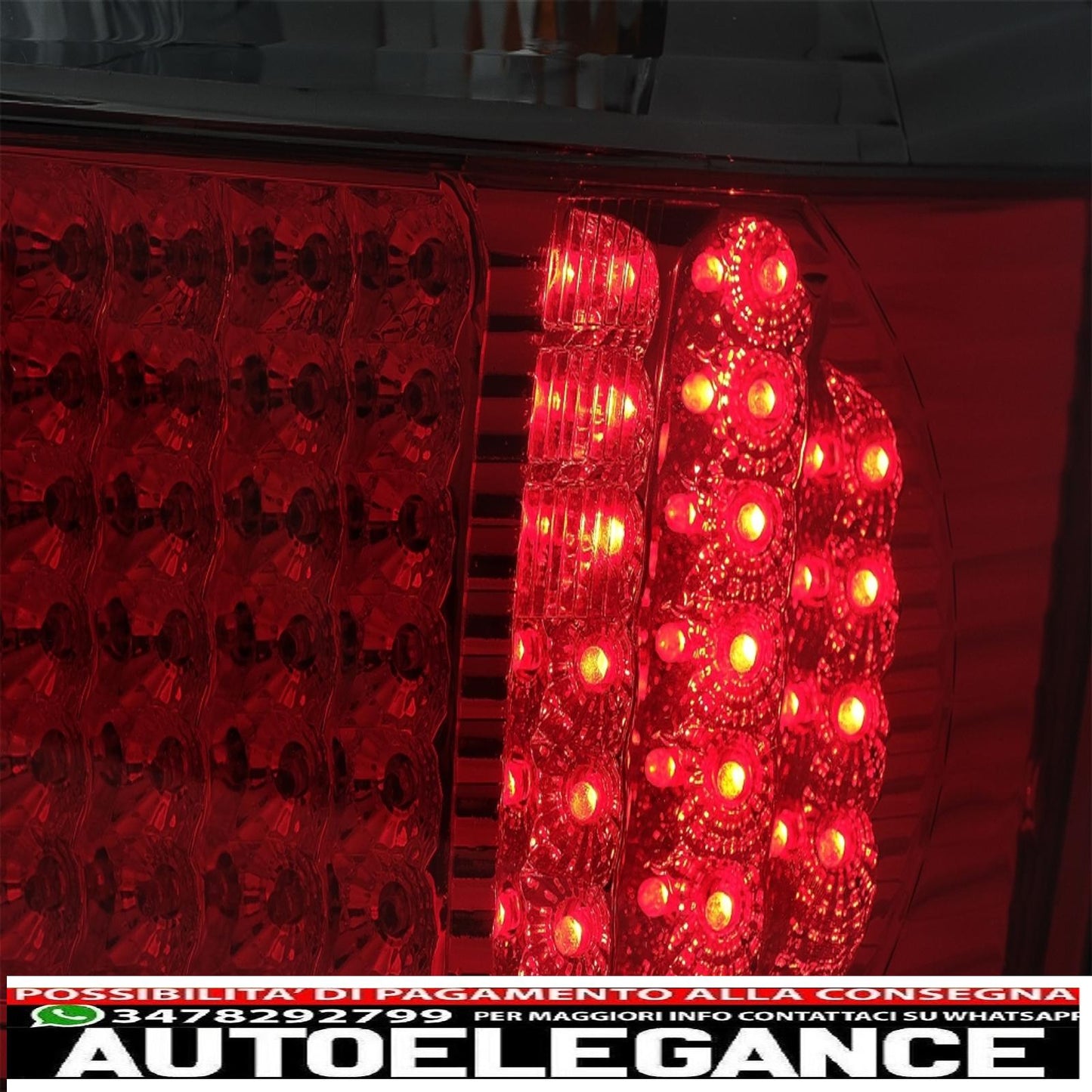 led rear lights suitable for audi a4 b6 8e sedan (10.2000-10.2004) smoke red