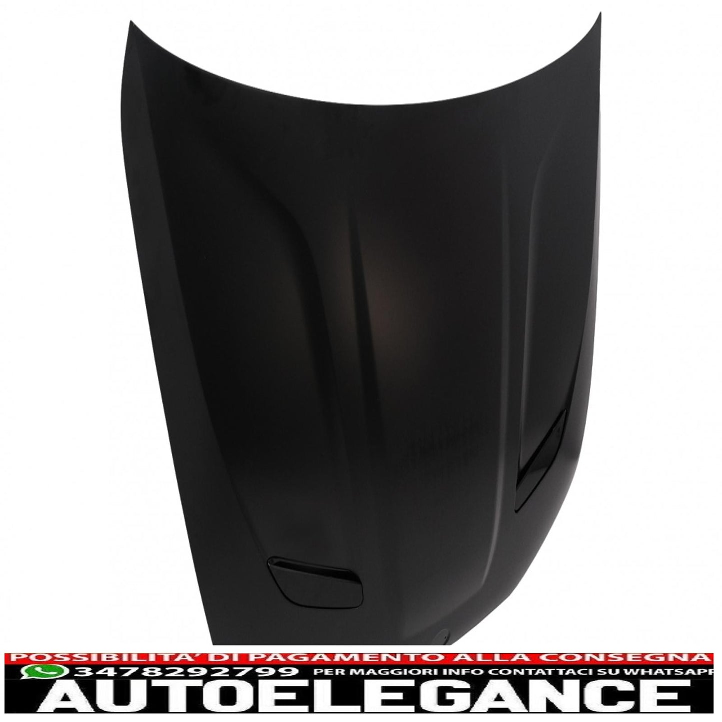 cofano cofano adatto per bmw serie 5 g30 berlina g31 touring g38 (2017-2019) m5 cs look AUTOELEGANCERICAMBI