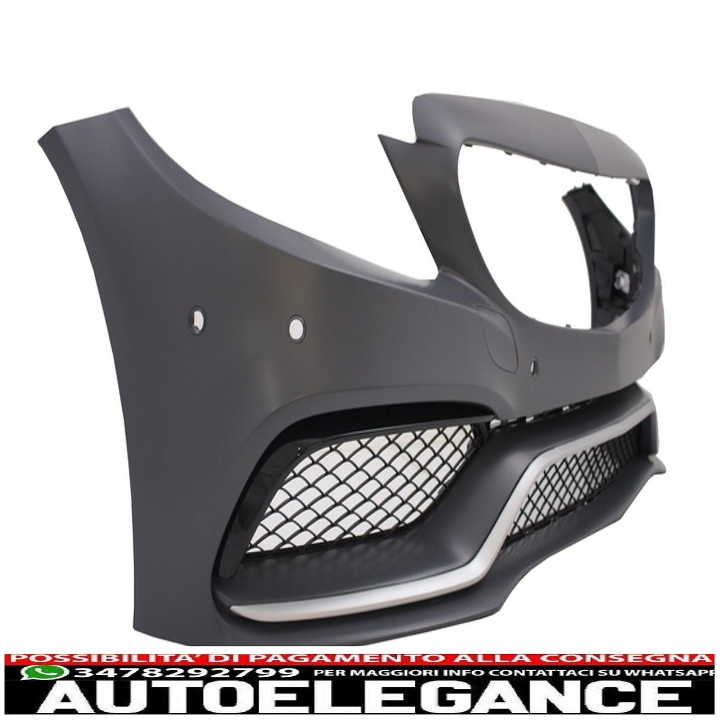 Complete body kit with front grille suitable for mercedes c-class w205 sedan (2014-2018) c63 a-design 