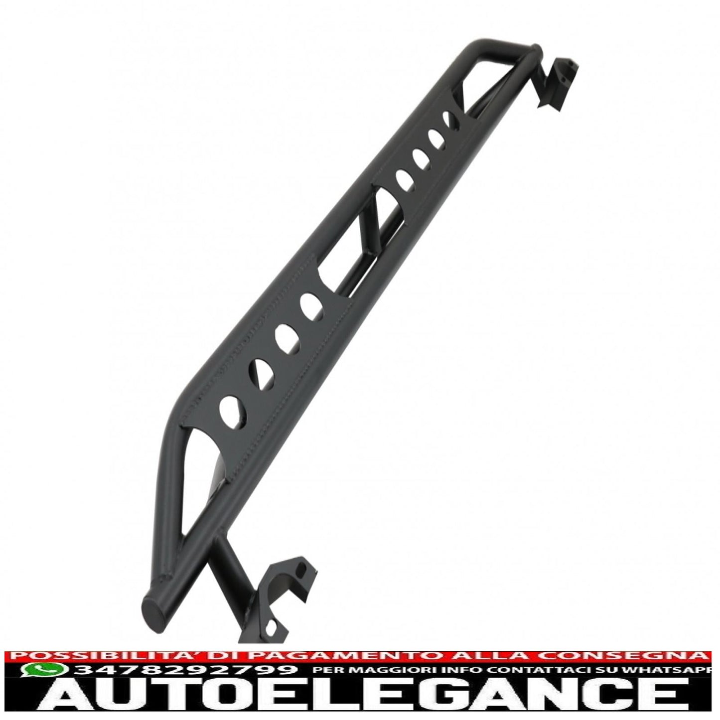 Running Boards Side Steps Nerf Bars Fit For Jeep Wrangler Rubicon JK (2007-2017) 4 Door Iron