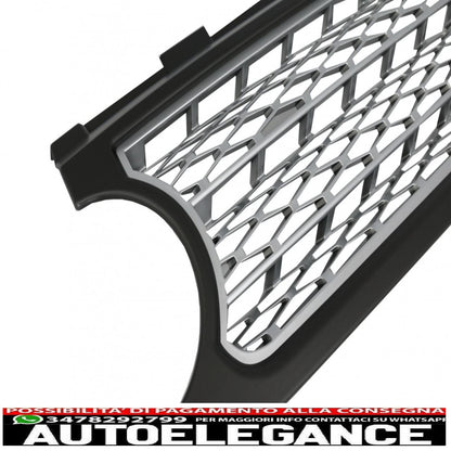 center grille suitable for land rover vogue iii l322 (2006-2009) silver autobiography supercharged edition