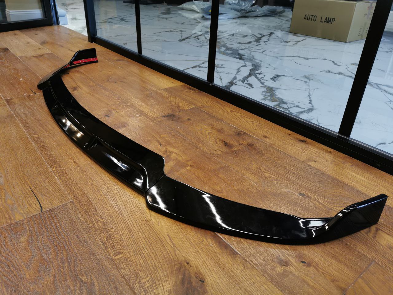 SPLITTER SUITABLE FOR MERCEDES C CLASS W205 2019-2021 AMG LOOK BRABUS GLOSSY BLACK