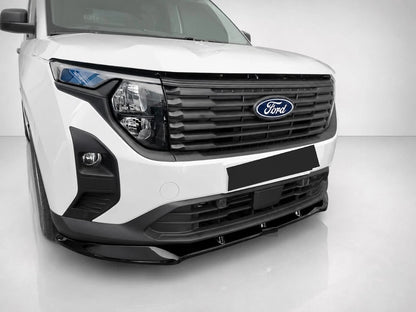 👉 Splitter Anteriore per Ford Transit Courier MK2 (2023-) ABS Nero Lucido 👈