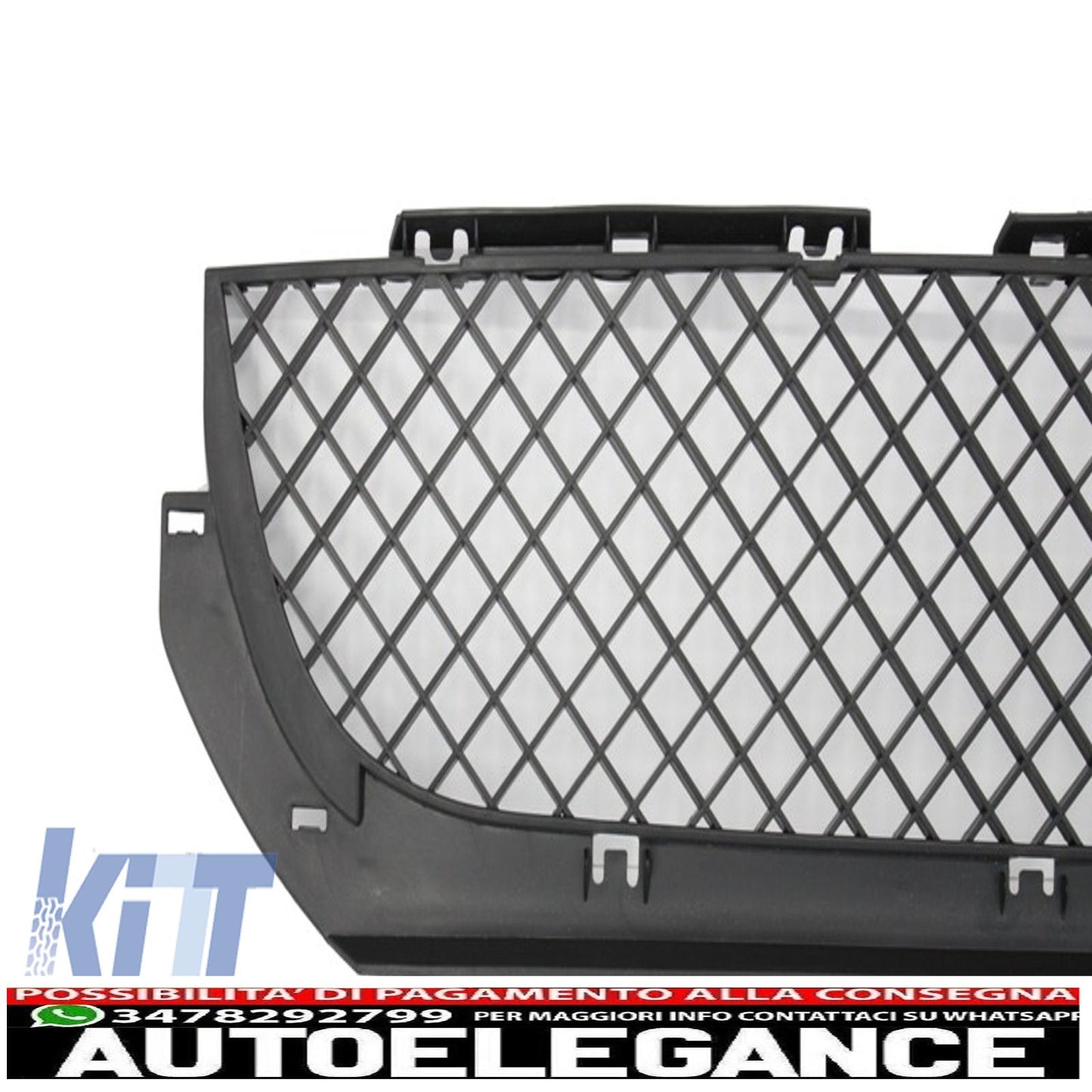 Griglia inferiore paraurti anteriore adatta per bmw serie 3 e46 (1998-2005) design m-technik