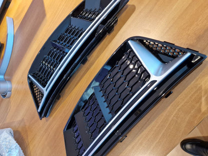 ART. 0176 GRIGLIE FENDINEBBIA AUDI A4 B9 2015-2019 STANDARD LOOK S4