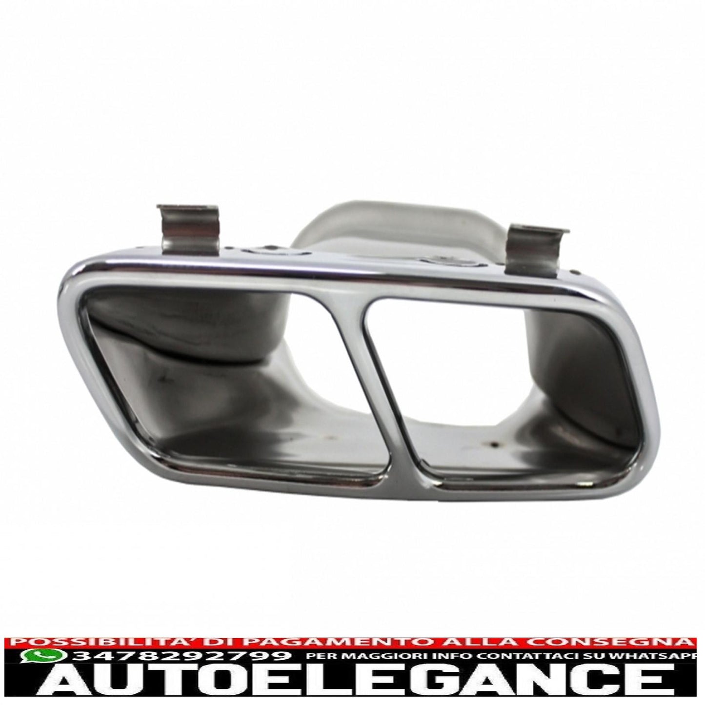 Exhaust muffler tips suitable for mercedes a class w176 (2012-2018) cla w117 c117 (2012-2018) a45 cla45 design