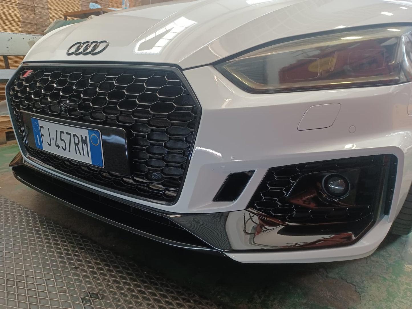 Front Bumper for Audi A5 F5 2017-2019 Quattro RS5 Look Grilles