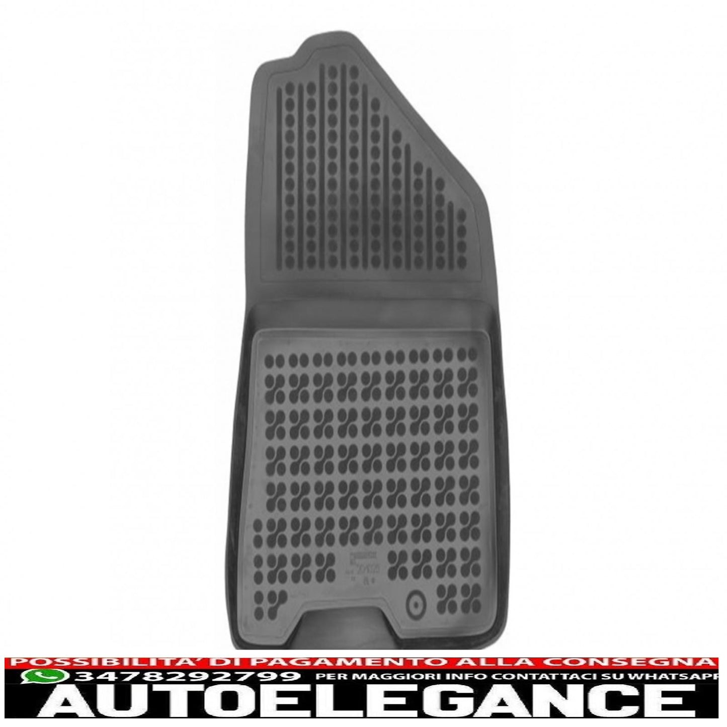 Black rubber mats suitable for kia sportage iv facelift (2018-)