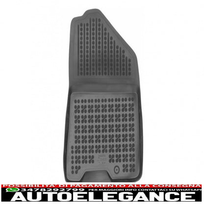 Black rubber mats suitable for kia sportage iv facelift (2018-)